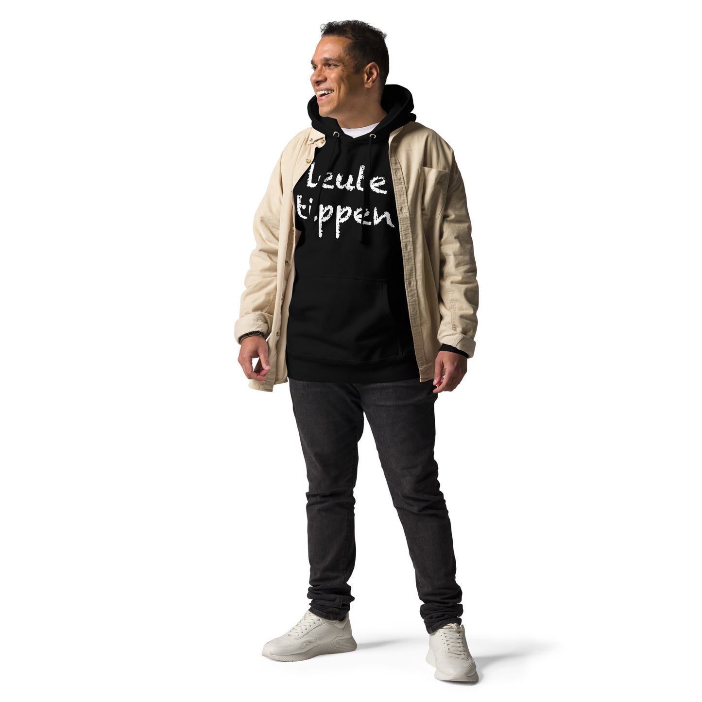 Unisex Hoodie "Leute tippen"