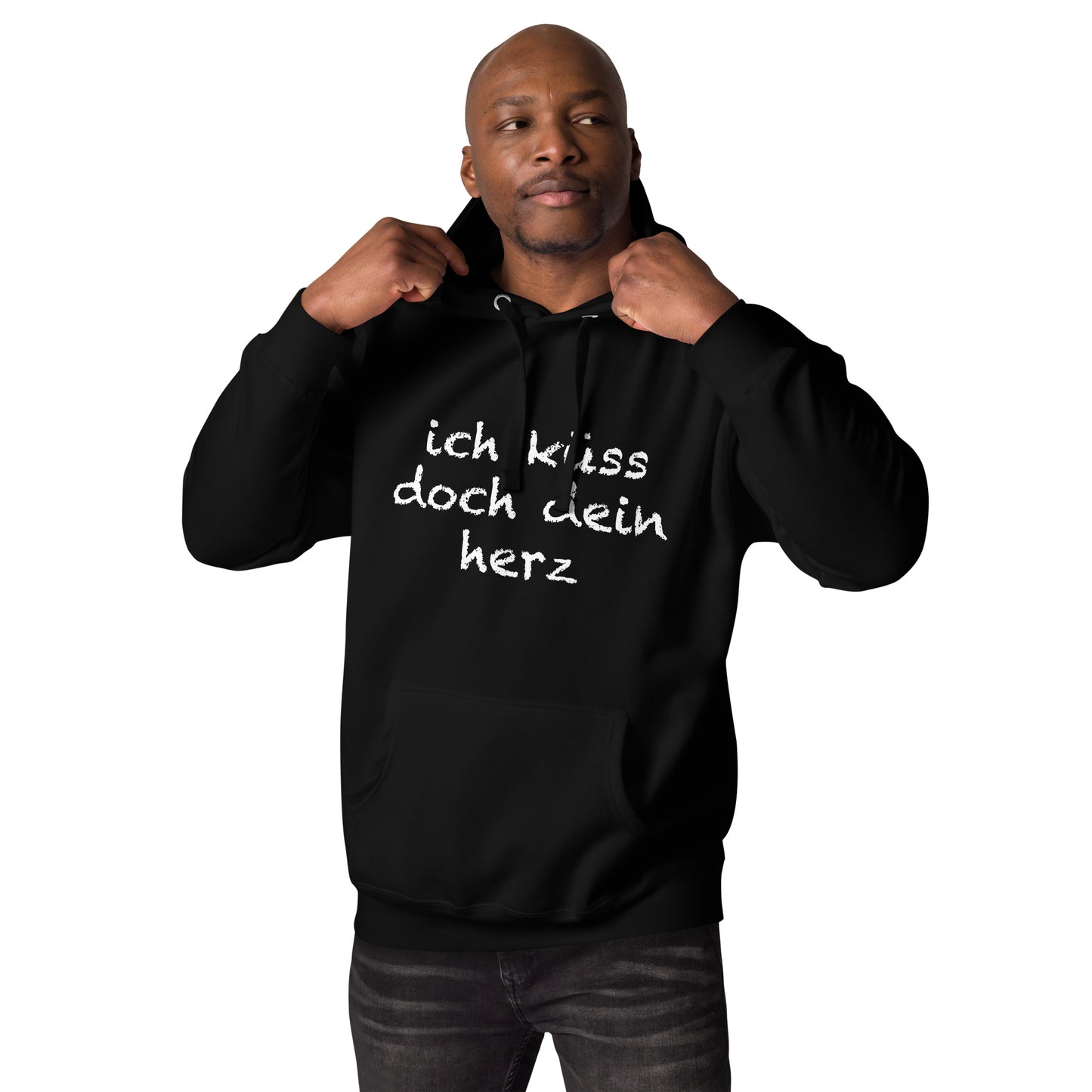 Unisex Hoodie "ich küss doch dein Herz"