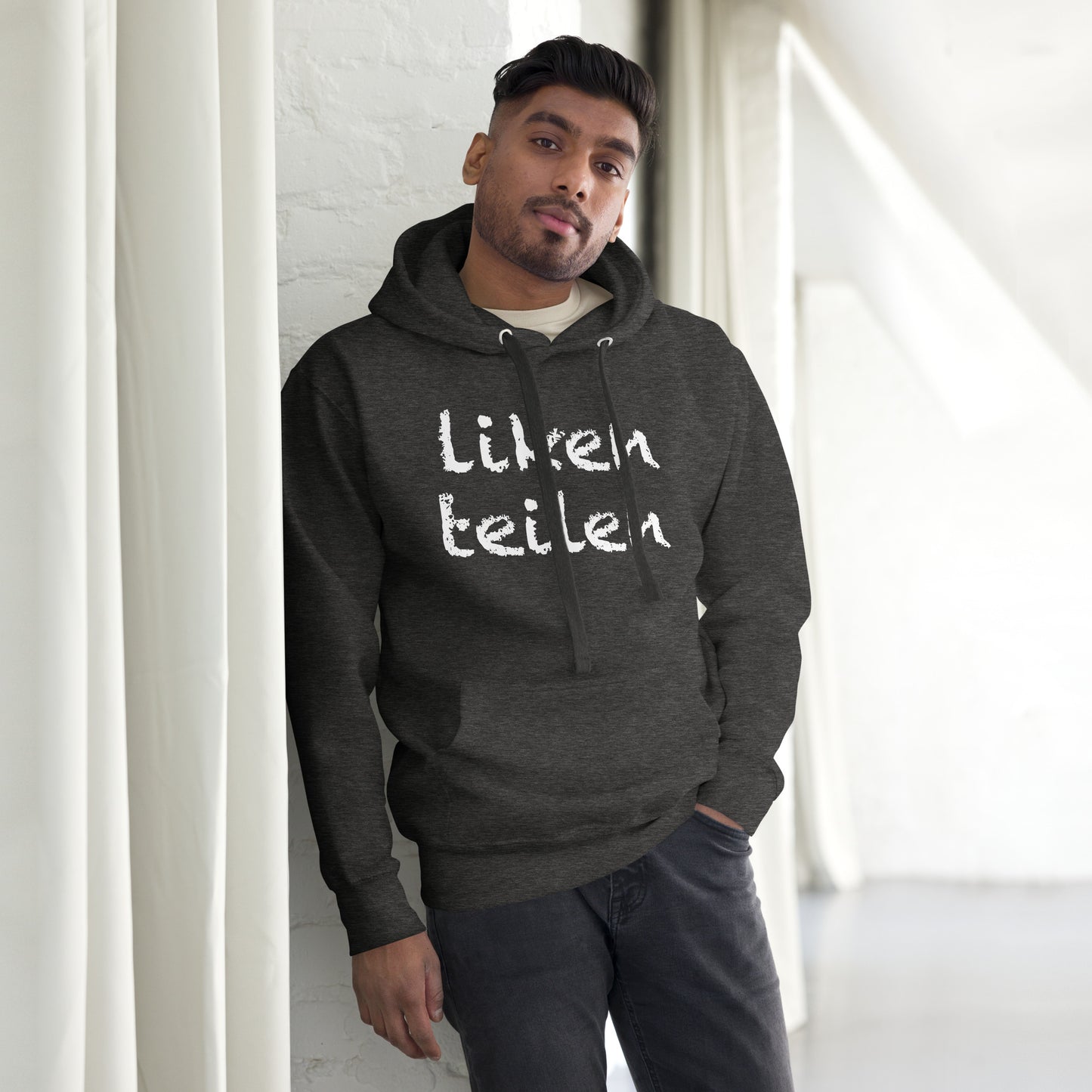 Unisex Hoodie "liken teilen"