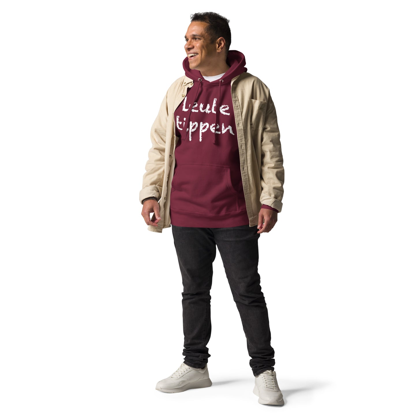 Unisex Hoodie "Leute tippen"