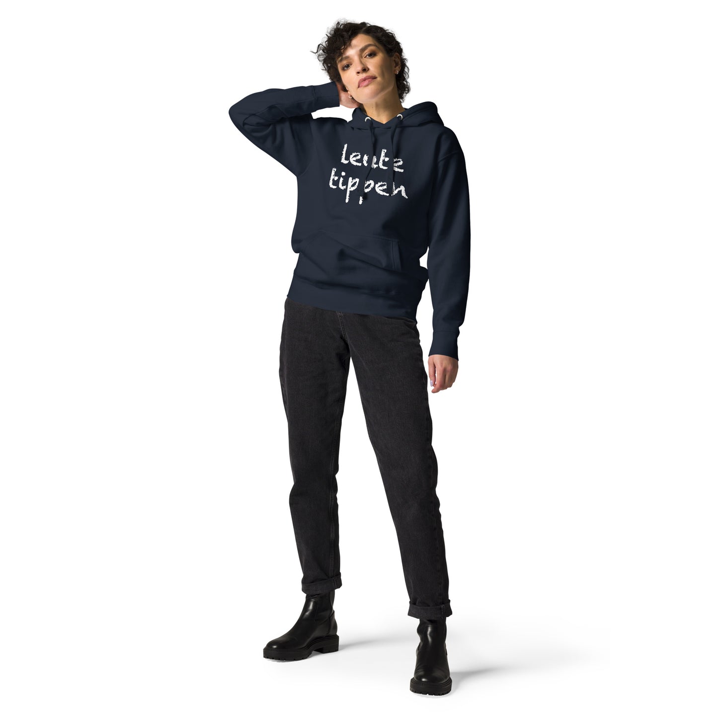 Unisex Hoodie "Leute tippen"