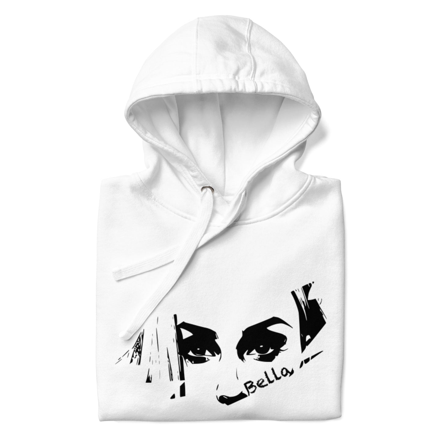 bella black & white Hoodie