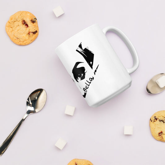 bella black & white Tasse